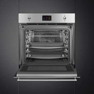 Духовой шкаф с паром Смег SO6303APX фото 4 в Тюмени Духовой шкаф с паром Smeg SO6303APX фото 4 в Тюмени