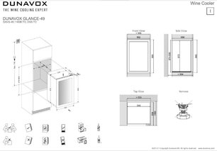 Винный шкаф Dunavox DAVG-49.116DOP.TO фото 4 в Тюмени
