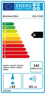 Винный шкаф Dunavox DAU-32.83B фото 4 в Тюмени