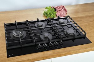 Газовая варочная панель на стеклокерамике Gorenje GCW951B фото 4 в Тюмени