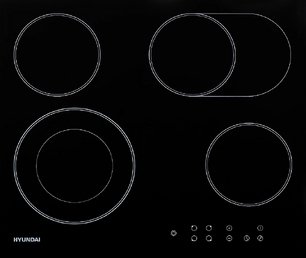 Варочная панель Hyundai HHE 6670 BG фото в Тюмени