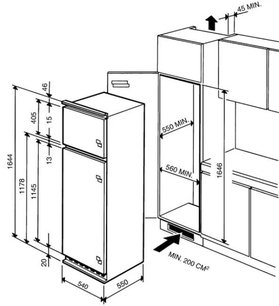 Холодильник Smeg FR298AP фото 3 в Тюмени