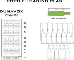 Винный шкаф Dunavox DX-94.270DCK фото 3 в Тюмени