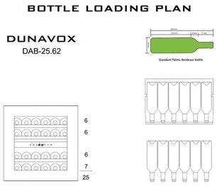 Винный шкаф Dunavox DAB-25.62DOP.TO фото 2 в Тюмени