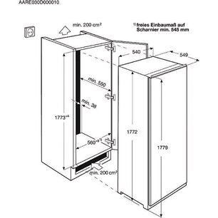 Холодильник Electrolux ERN 93213 AW фото 2 в Тюмени