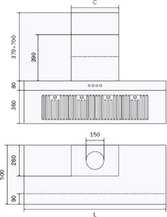 Вытяжка Ilve AGQ120/SS фото 2 в Тюмени