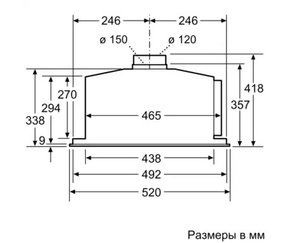 Встраиваемая вытяжка Нефф D55ML66N1 фото 4 в Тюмени Встраиваемая вытяжка Neff D55ML66N1 фото 4 в Тюмени