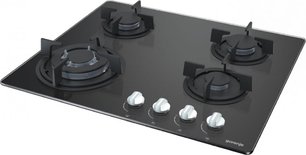 Газовая варочная панель на закаленном стекле Gorenje GTW64B фото 2 в Тюмени