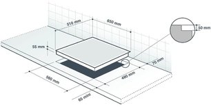 Варочная панель De Dietrich DPV4502B фото 2 в Тюмени