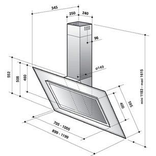 Вытяжка Де Дитрих DHD 793 GB фото 4 в Тюмени Вытяжка De Dietrich DHD 793 GB фото 4 в Тюмени