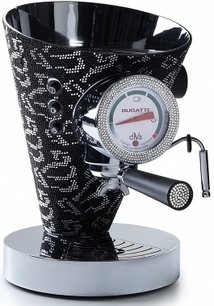 Кофеварка Bugatti DIVA 14431 Silver Black Swarovski фото в Тюмени