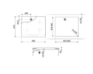 Варочная панель Smeg SI964BM фото 2 в Тюмени
