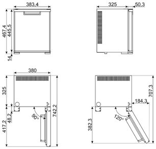 Минибар Smeg MTE30 фото 4 в Тюмени