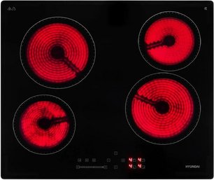 Варочная панель Hyundai HHE 6451 BG фото 2 в Тюмени