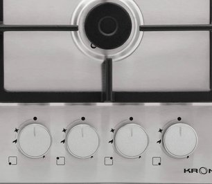 Газовая варочная панель KRONA NEBEL 60 IX W фото 3 в Тюмени