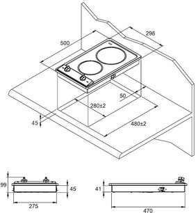 Независимая варочная панель Kuppersberg FV3VR фото 2 в Тюмени