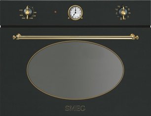 Компактный духовой шкаф с СВЧ Смег SF4800MCA фото в Тюмени Компактный духовой шкаф с СВЧ Smeg SF4800MCA фото в Тюмени
