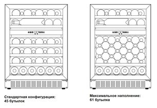 Винный шкаф Dometic E45FG Elegance фото 2 в Тюмени