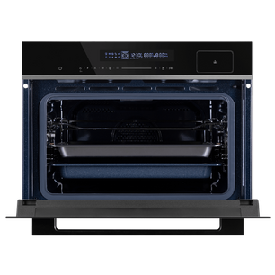 Компактный духовой шкаф с паром Maunfeld MCMO5016STGB фото 2 в Тюмени