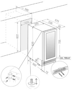 Винный шкаф Pando PVMB 30-16CRR W фото 2 в Тюмени