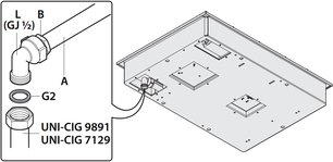 Газовая варочная панель Barazza 1PBF95 фото 3 в Тюмени