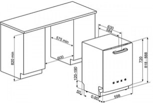 Посудомоечная машина Смег ST2FABRO2 фото 4 в Тюмени Посудомоечная машина Smeg ST2FABRO2 фото 4 в Тюмени