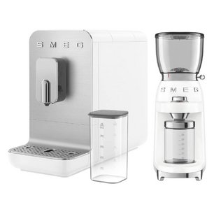 Smeg Collezione (кофемашина BCC13WHMEU + кофемолка CGF11WHEU) фото в Тюмени