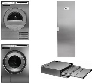 Asko Logic 22 (стиральная машина W4086C.T/3 + сушильная машина T408HD.T.P + сушильный шкаф DC7784 V.S + выдвижная полка HDB1153T) фото в Тюмени