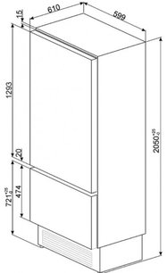 Винный холодильник Smeg WI66RS фото 2 в Тюмени