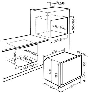 Духовой шкаф Смег SF64M3VS фото 4 в Тюмени Духовой шкаф Smeg SF64M3VS фото 4 в Тюмени