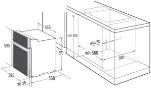 Духовой шкаф Кертинг OKB 482 CRSN фото 3 в Тюмени Духовой шкаф Korting OKB 482 CRSN фото 3 в Тюмени