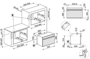 Микроволновая печь Smeg SF4390MX фото 2 в Тюмени