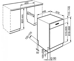 Посудомоечная машина Смег PLA4525X фото 3 в Тюмени Посудомоечная машина Smeg PLA4525X фото 3 в Тюмени