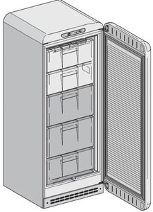 Холодильник Smeg CVB20RNE фото 3 в Тюмени