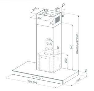 Вытяжка Фабер Stilux EG8 X A60 Logic фото 2 в Тюмени Вытяжка Faber Stilux EG8 X A60 Logic фото 2 в Тюмени