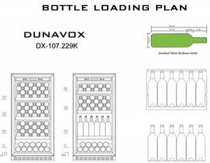 Винный шкаф Dunavox DX-107.229K фото 3 в Тюмени