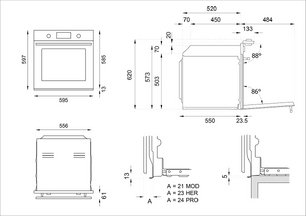 Духовой шкаф Бертаззони FMOD6115ELB1 фото 4 в Тюмени Духовой шкаф Bertazzoni FMOD6115ELB1 фото 4 в Тюмени