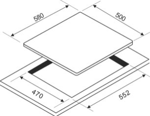 Варочная панель Zigmund Shtain GN 63.61 S фото 2 в Тюмени