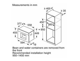 Встраиваемая кофемашина Бош CTL7181W0 фото 2 в Тюмени Встраиваемая кофемашина Bosch CTL7181W0 фото 2 в Тюмени
