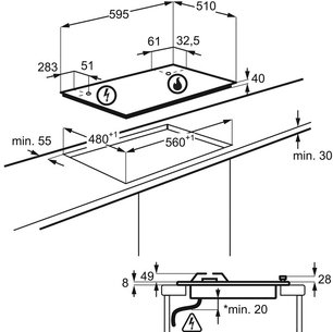 Варочная панель Electrolux GRE263MX фото 3 в Тюмени