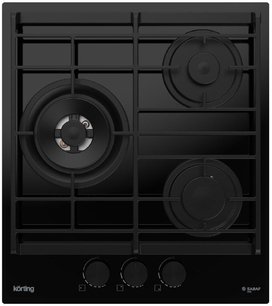 Газовая стеклянная варочная панель Korting HGG 4955 CTN фото в Тюмени