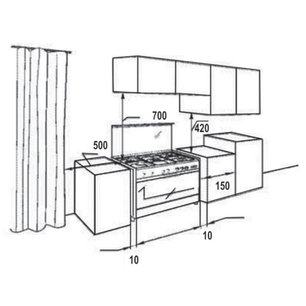 Газовая плита Korting CKE 68041 CRI фото 3 в Тюмени