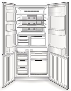 Холодильник Митсубиси MR-LR78EN-GWH-R фото 4 в Тюмени Холодильник Mitsubishi Electric MR-LR78EN-GWH-R фото 4 в Тюмени