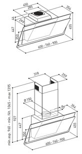 Вытяжка Кертинг KHC 97070 GN фото 2 в Тюмени Вытяжка Korting KHC 97070 GN фото 2 в Тюмени