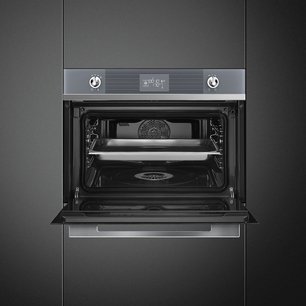 Духовой шкаф комбинированный с пароваркой Смег SF4102VCS фото 3 в Тюмени Духовой шкаф комбинированный с пароваркой Smeg SF4102VCS фото 3 в Тюмени