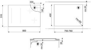 Варочная панель Smeg SIM1864D фото 3 в Тюмени
