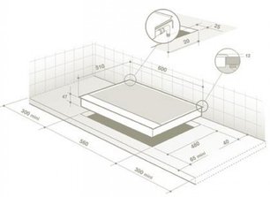 Независимая варочная панель De Dietrich DTE 1114 W фото 2 в Тюмени