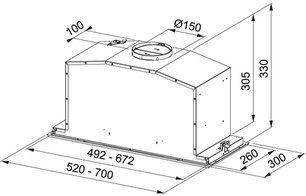 Встраиваемая вытяжка Франке Box Plus FBI 747 XS NP фото 4 в Тюмени Встраиваемая вытяжка Franke Box Plus FBI 747 XS NP фото 4 в Тюмени