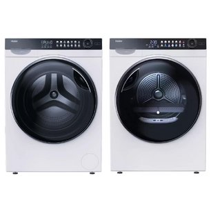Haier (стиральная машина HW100-BD14378 + сушильная машина HD100-A2378) фото в Тюмени