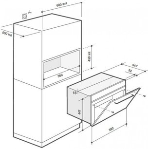 Встраиваемая микроволновая печь De Dietrich DKE7335BB фото 4 в Тюмени